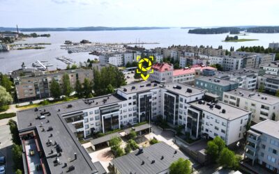 Kaunis ja laadukas koti sataman sekä keskustan läheisyydessä! Kt, 2h+k+s, 52,5 m2, Tulliportinkatu 5 B 24, 70100 Kuopio,        hinta 195000 e